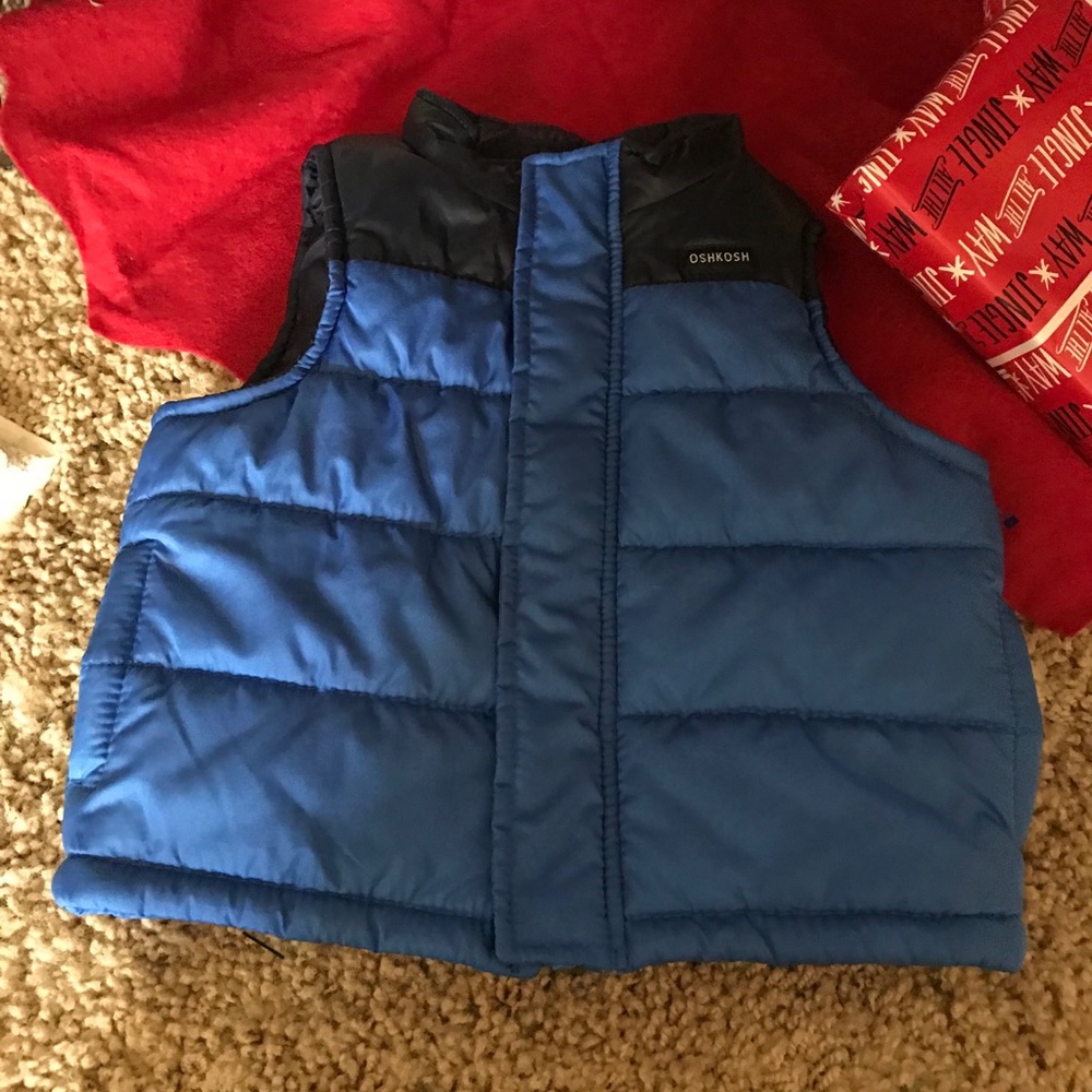 Oshkosh B’Gosh | Blue Boys Puffer Vest | Size 4T